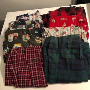 7 pairs of Old Navy XL Tall pajamas pjs